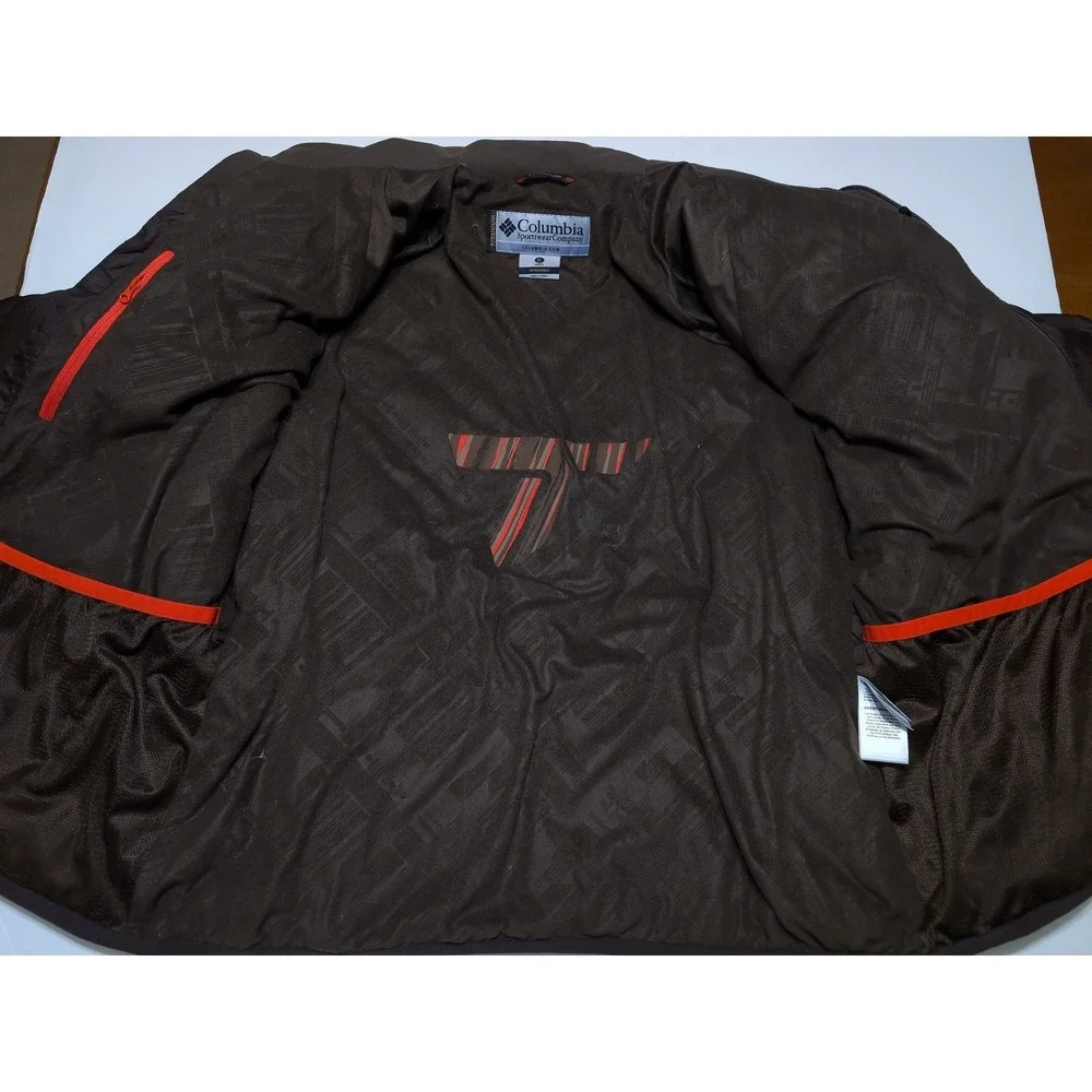 COLUMBIA Titanium First Descent Parka Jacket Ski Snow Down Puffer Interchange XL